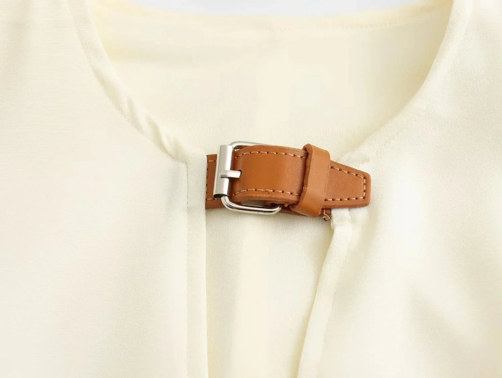 בגד גוף גופיה בעיטור חגורה - הלני