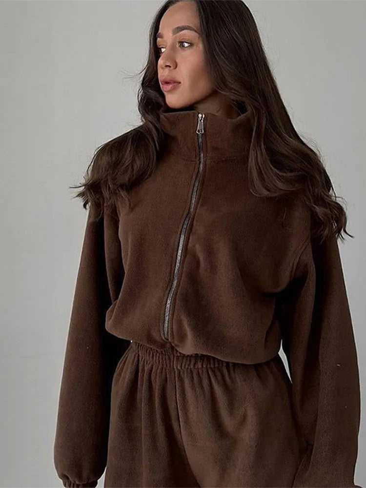 סרבל חורפי רוכסן קדמי - Frances