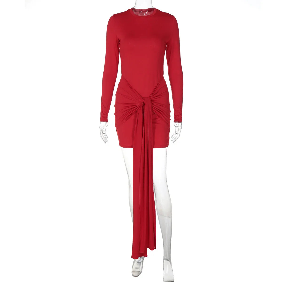 שמלת מיני בעיצוב קשירה ושובלים - אורנה