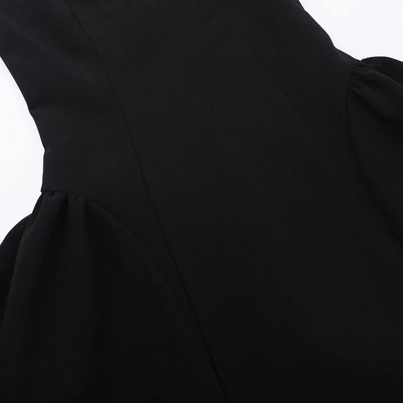 שמלת מיני בגזרת A בעיטור פנינים - פריס