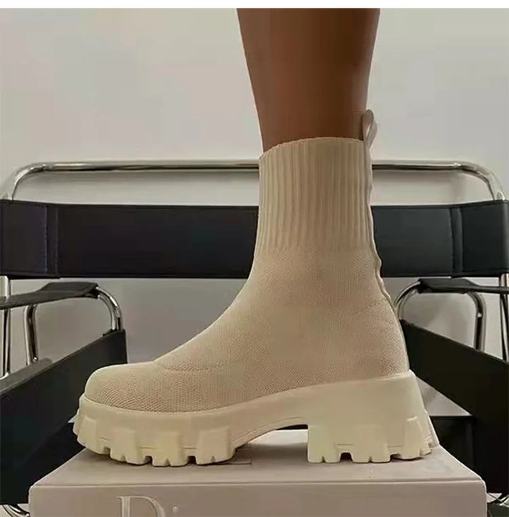 Platform sock boots - Corey