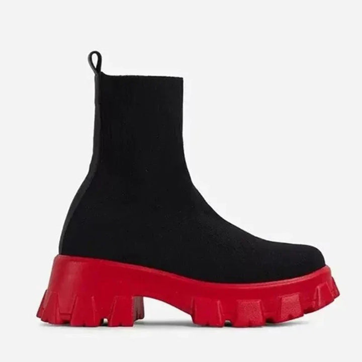 Platform sock boots - Corey
