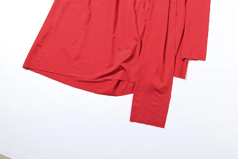 שמלת מקסי כיווצים בעיטור קשירה גב פתוח מחשוף V עמוק - פלג