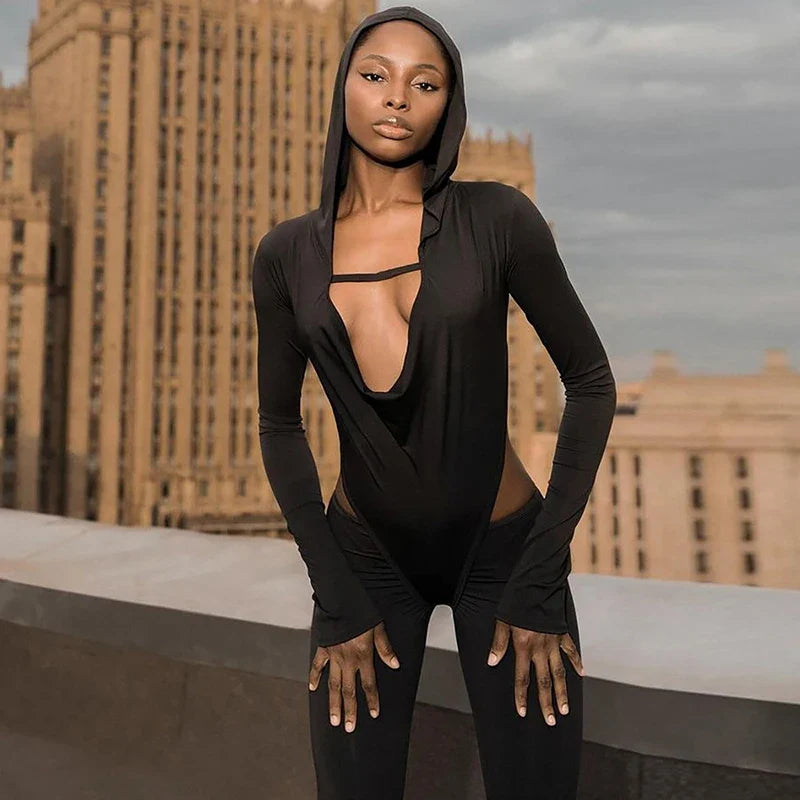 אוברול מכנסי פדלפון בעיטור כובע STREET STYLE - רוקסן