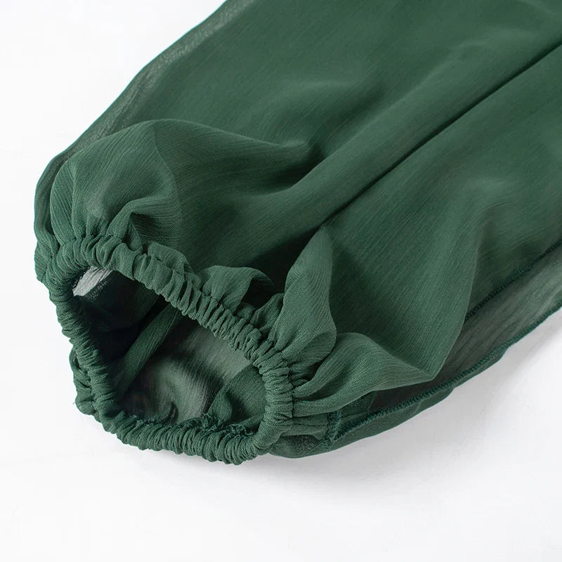 שמלת מיני מלמלה שרוולים פתוחים - הללי