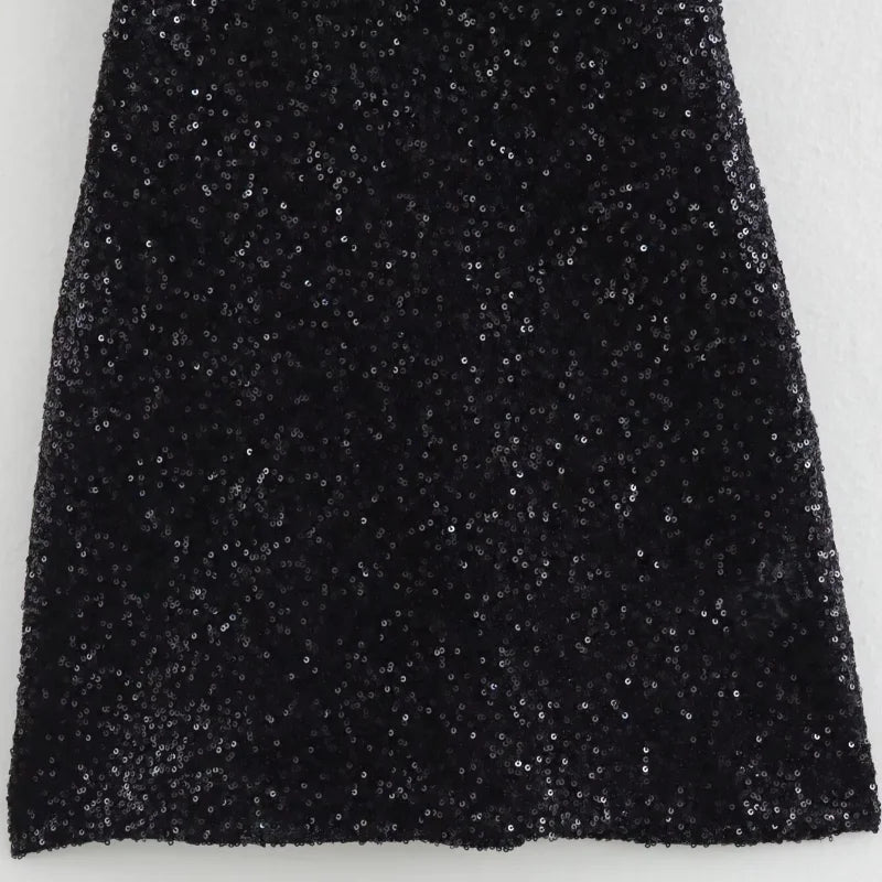 שמלת מיני פייטים מנצנצים - Kaylee