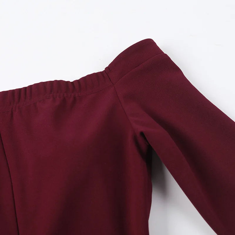 שמלת מיני בגזרת A כתפיים חשופות - Bailey