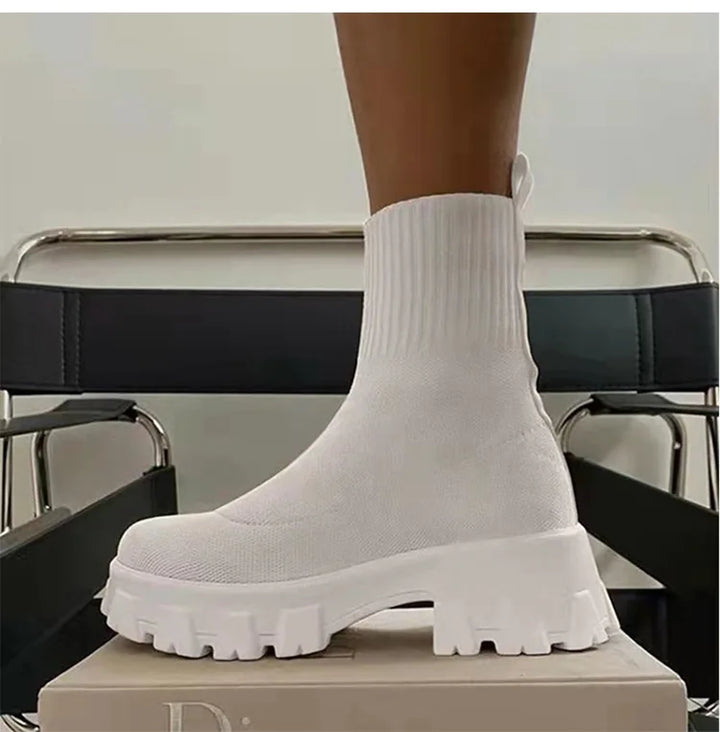 Platform sock boots - Corey