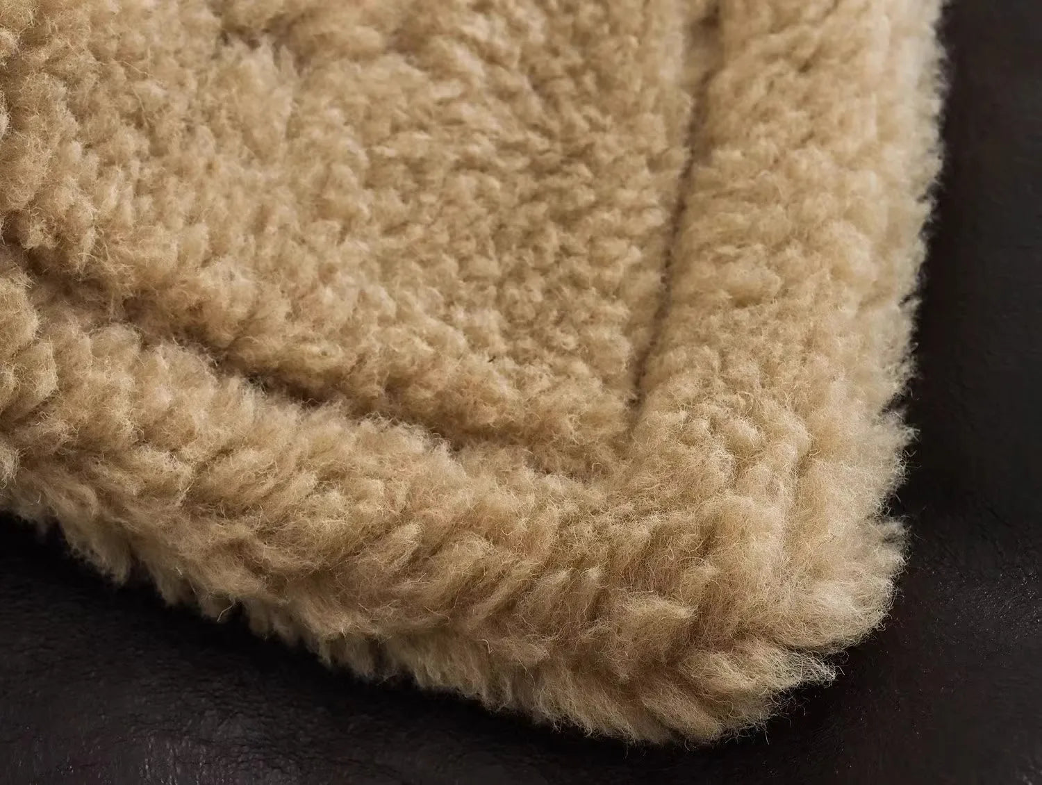 מעיל עור פרווה פנימית - קנדי