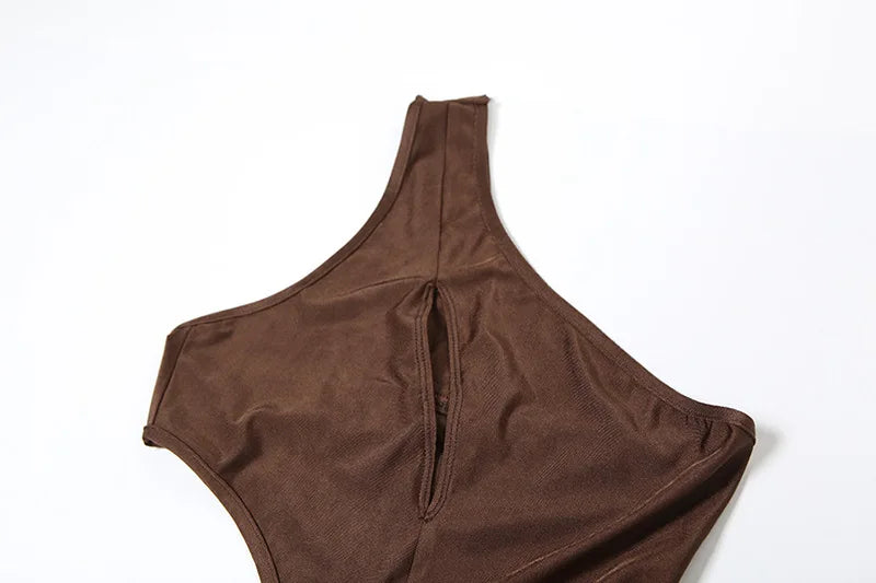 שמלת מקסי כיווצים בעיצוב פתחים ושסע - Natasha