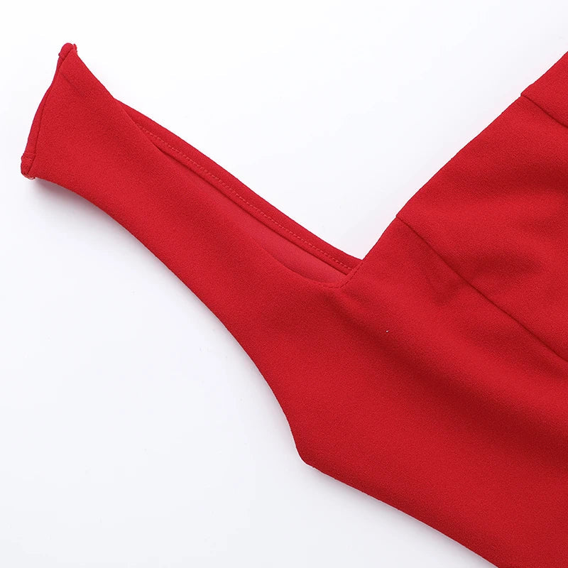 שמלת מיני גזרת A אלגנטית - נעה