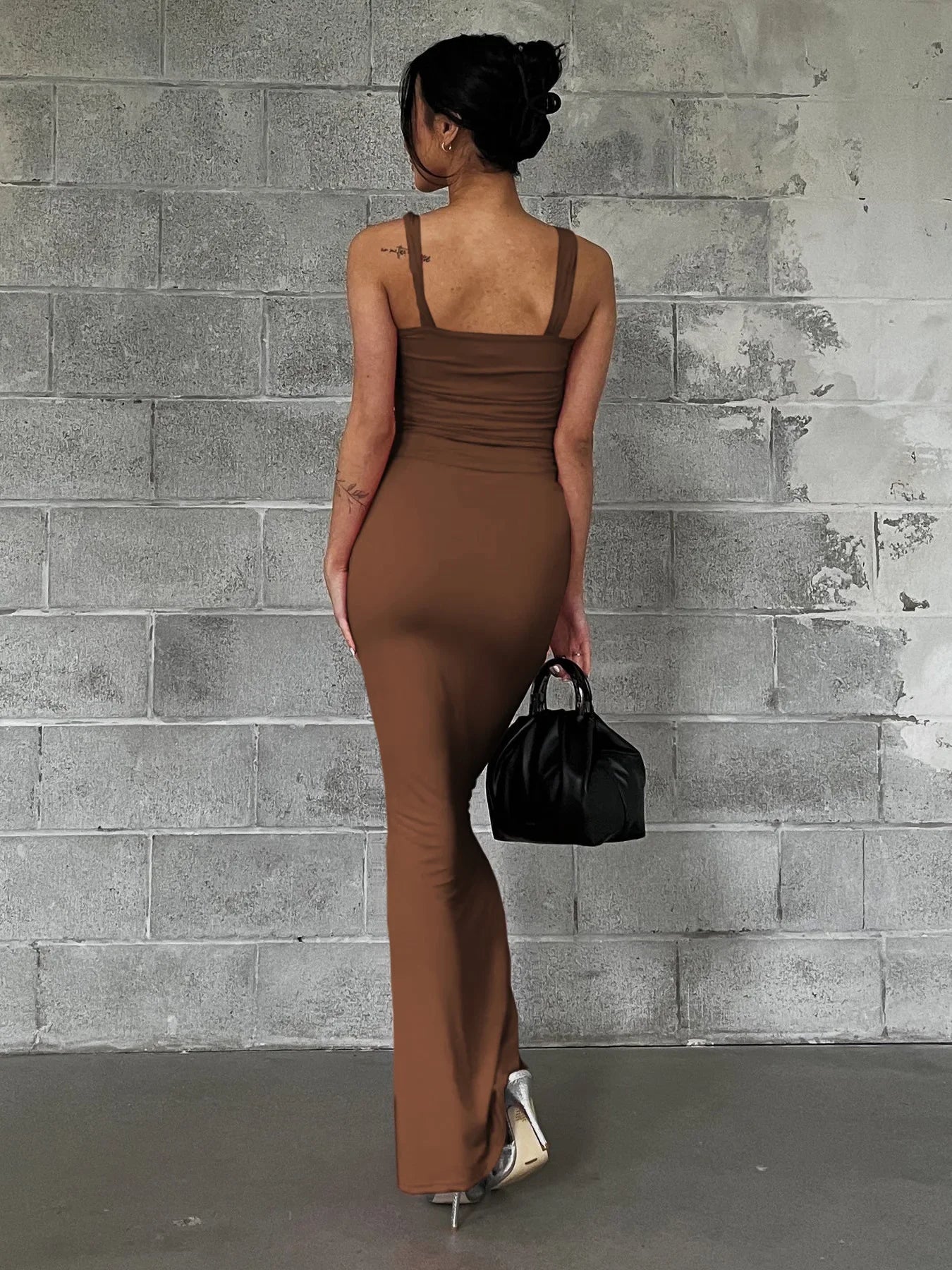 שמלת מקסי צמודה - איירס