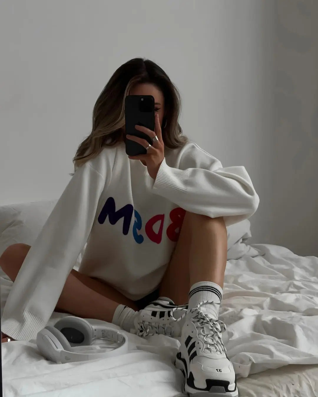 סריג אוברסייז כיתוב - ניני