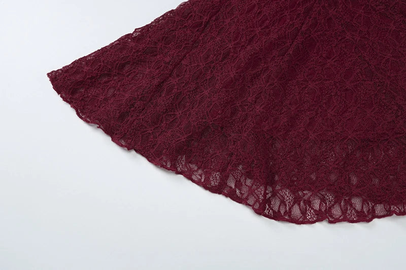 שמלת מיני תחרה מלמלה - גלינה