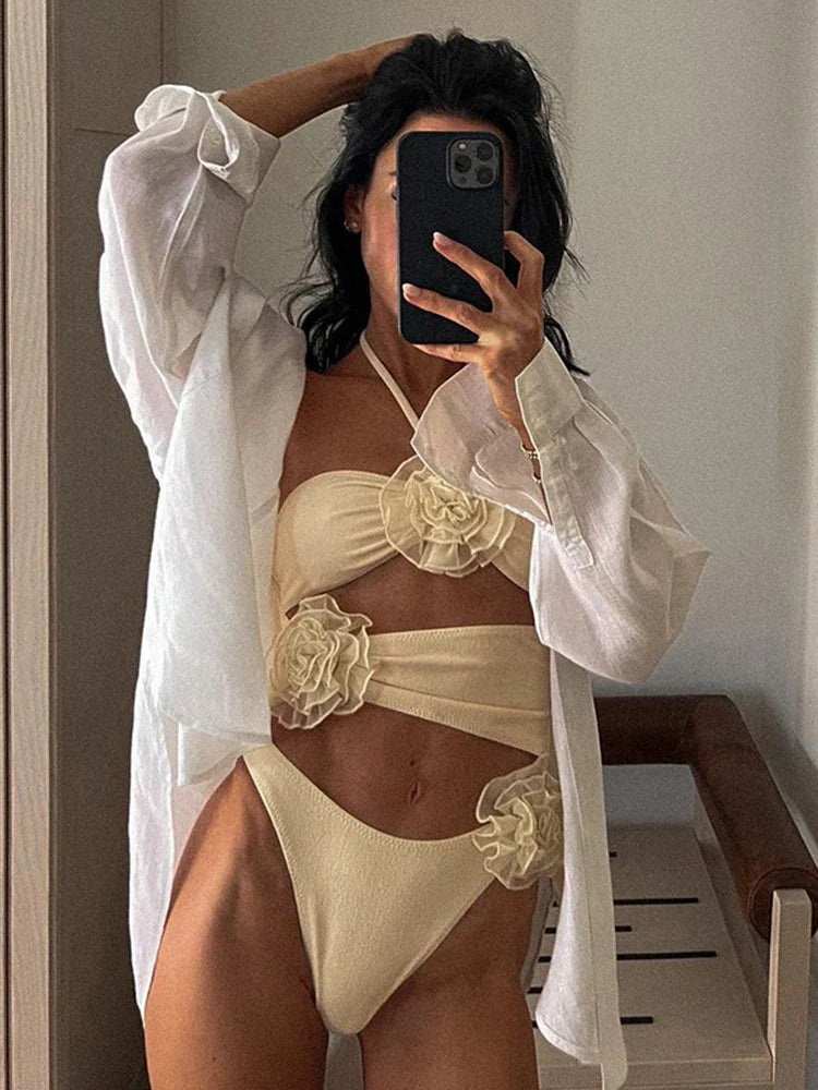 בגד גוף / ים פרחים - לקסי