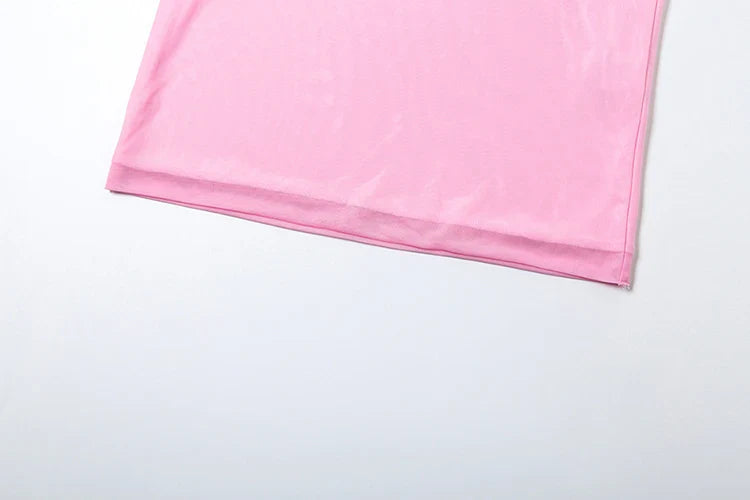 שמלת מקסי שיפון בעיצוב כיווצים ואפליקציות פרפרים - הללי