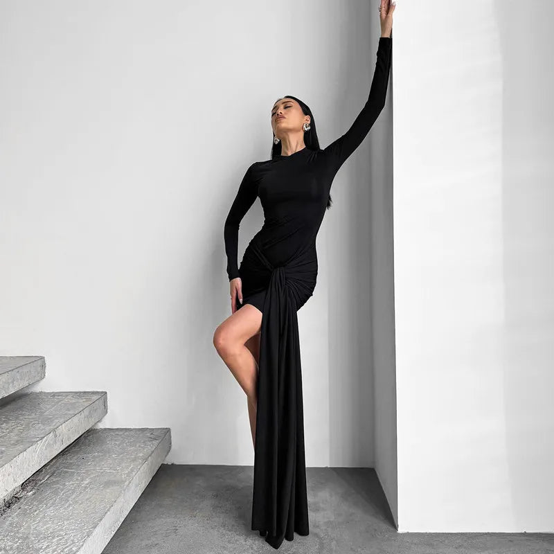 שמלת מיני בעיצוב קשירה ושובלים - אורנה