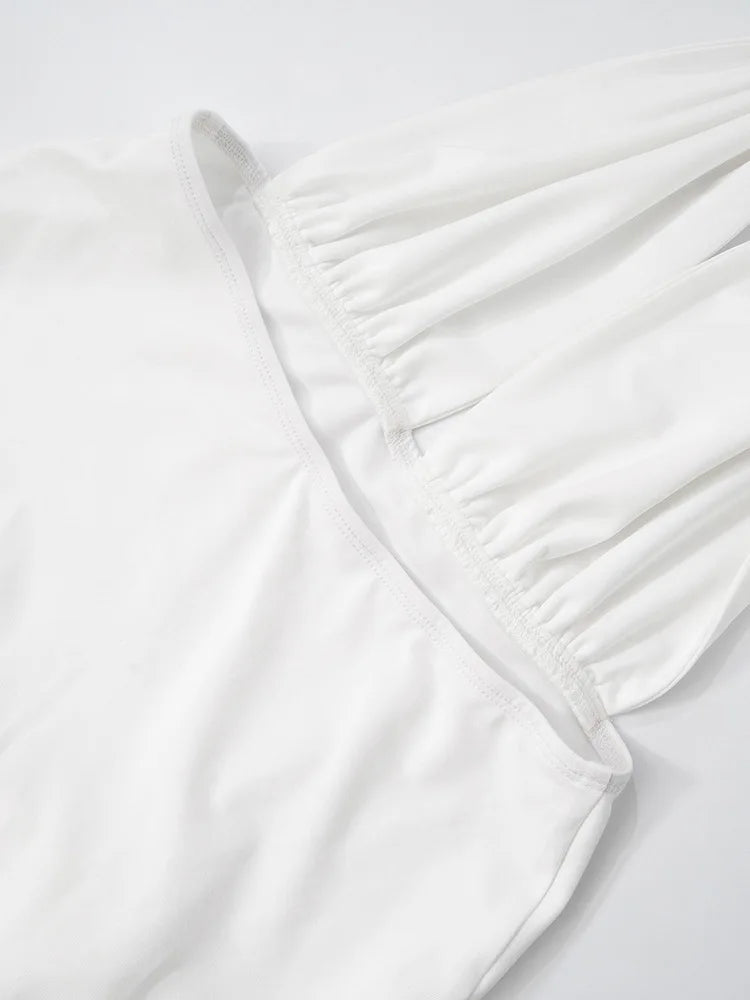 שמלת מקסי בוהו בעיצוב קשירות בעיטור אבזמי זהב - מיכאלה