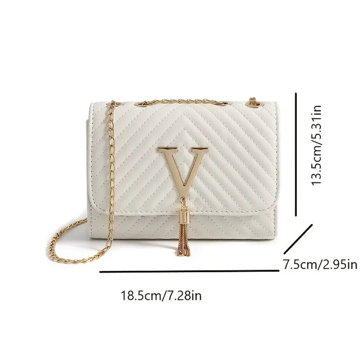 Faux leather bag with luxury design