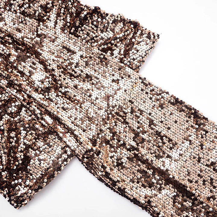 Two-piece set: sequin mini skirt and blouse - ZOEY