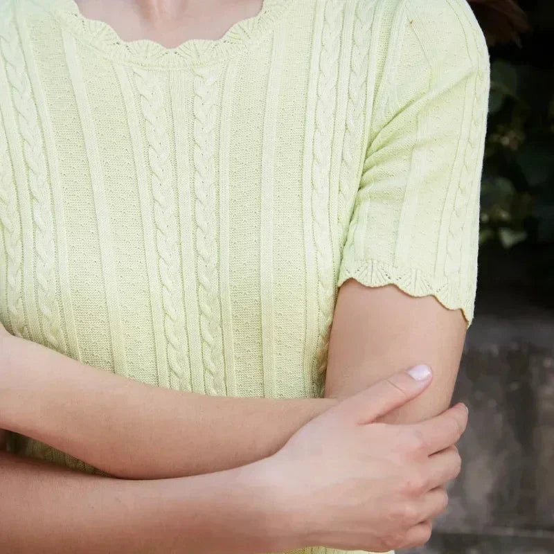 שמלת מידי סרוגה - טולה