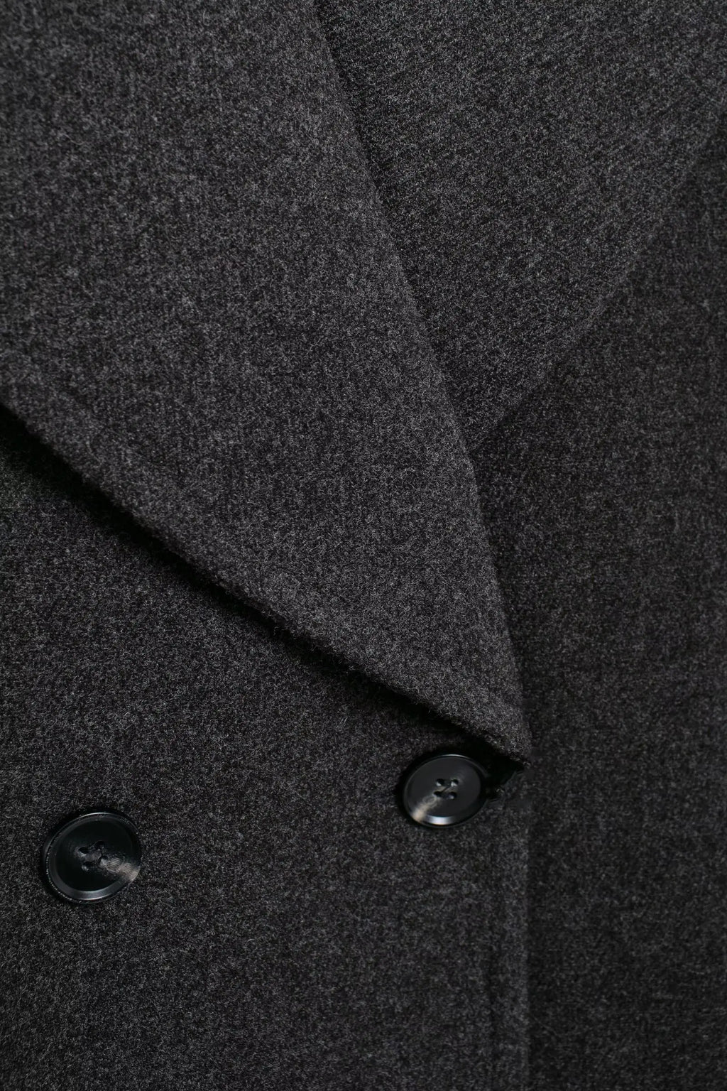 מעיל צמר קצר סגירת כפתורים - וולה