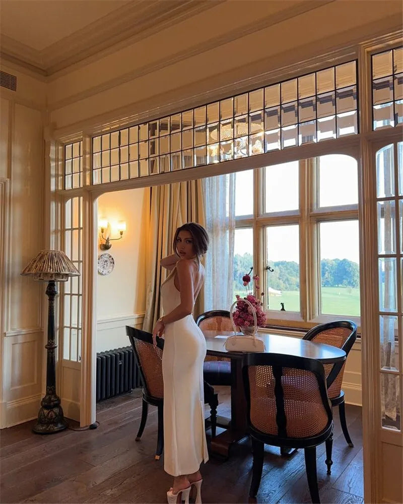 שמלת מידי מחויטת בעיטור כפתורים - VALERY