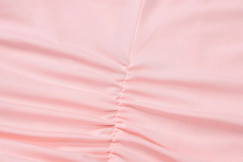 שמלת מקסי מלמלה בעיטור שיפון - מון