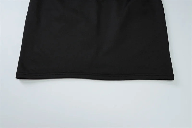 שמלת מיני קולר צווארון גולף בעיטור אבזם - איילין