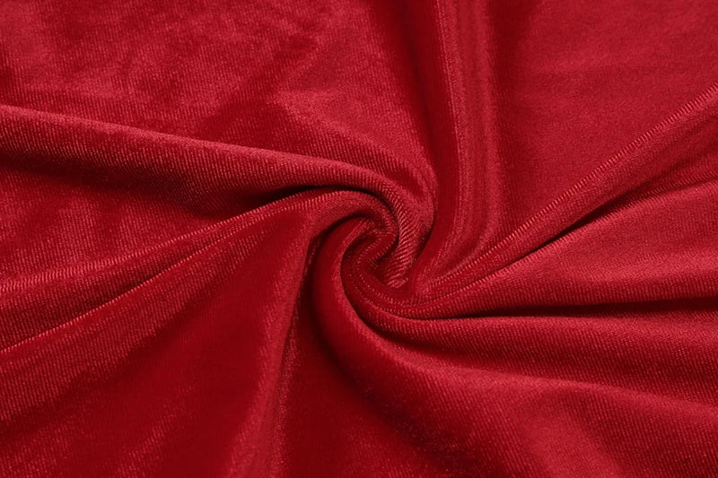 שמלת מקסי קטיפה בעיטור קשירה - מריאנלה