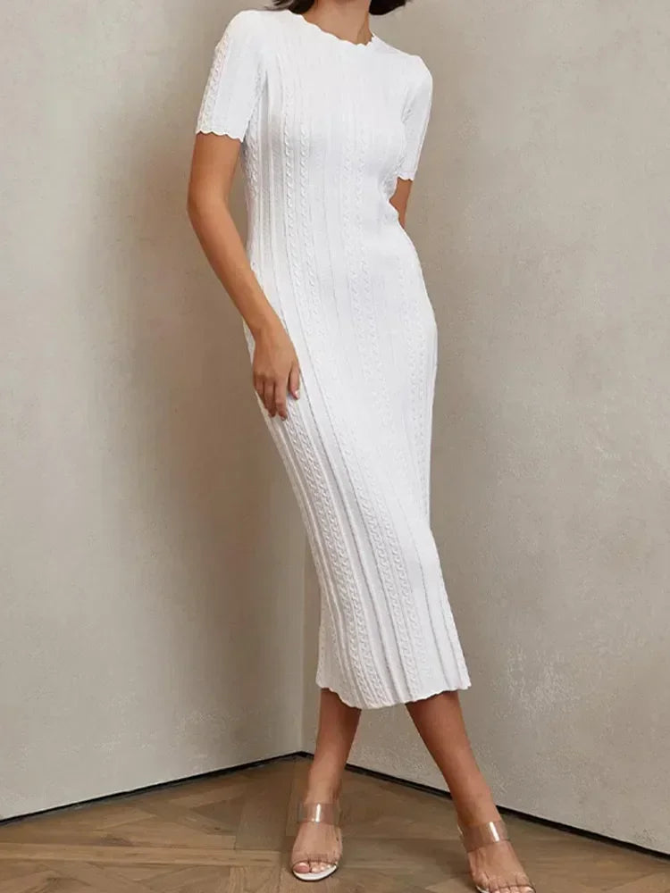 שמלת מידי סרוגה - טולה