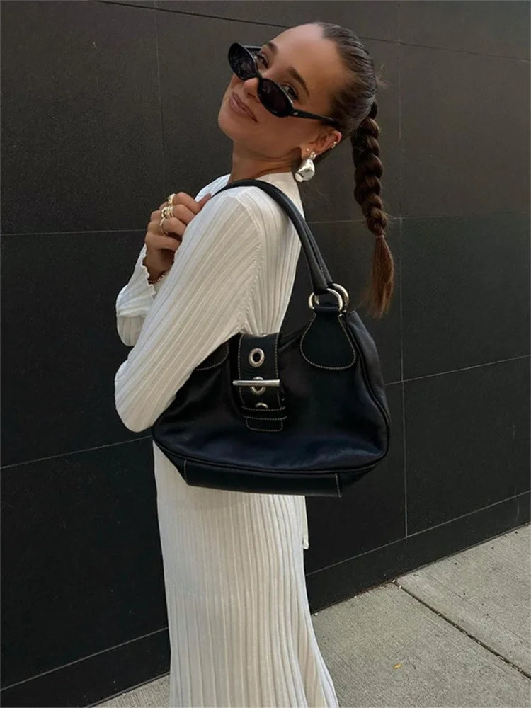 שמלת מקסי בד חורפי - לאמרה