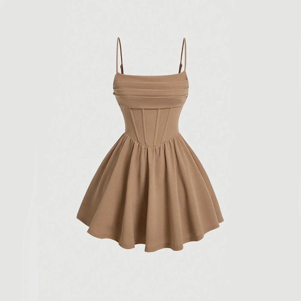 שמלת מיני מלמלה בגזרת A - Antonella