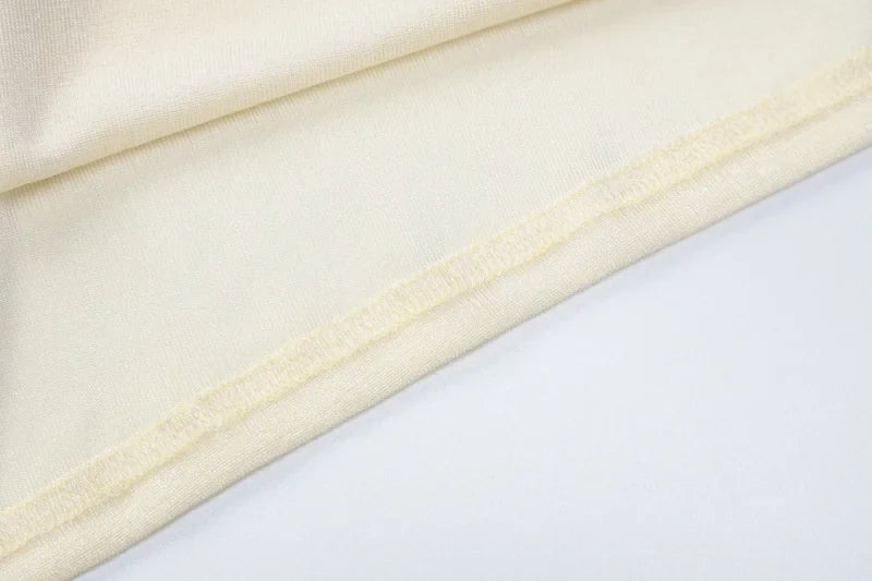 שמלת מיני סרוגה קשירה בכתפיות - אגם