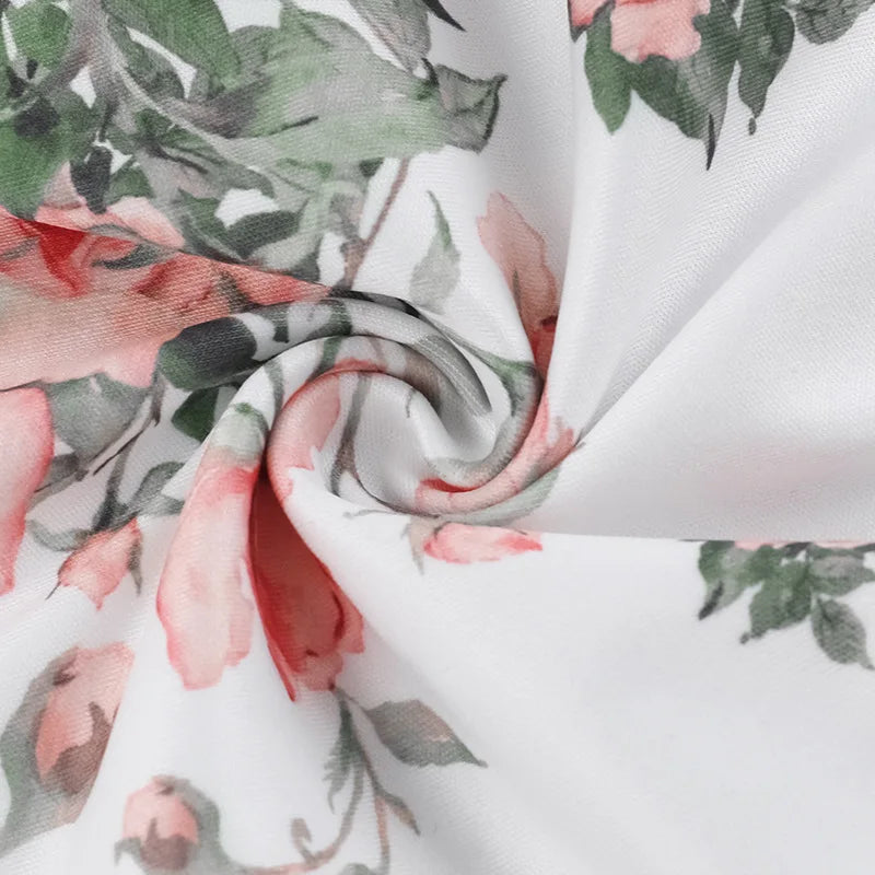 שמלת מיני פרחונית בעיטור תחרה - סיגל