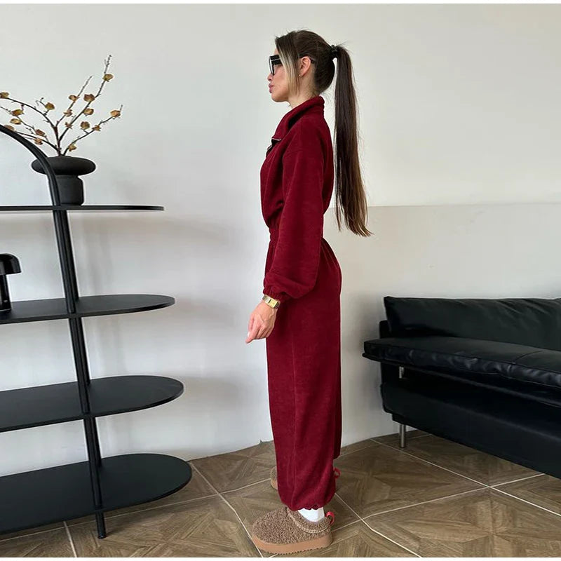 סרבל חורפי רוכסן קדמי - Frances