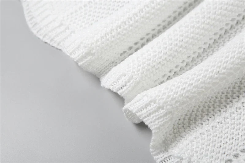 שמלת מקסי חוף סרוגה - Alyssa