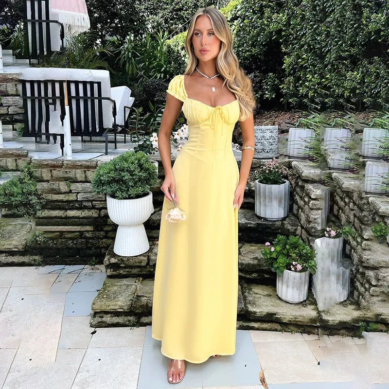 שמלת מקסי בעיצוב כפרי - היילה