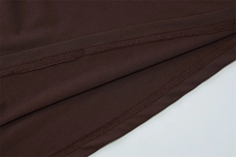 שמלת מקסי כיווצים בעיצוב כתפייה אחת כתפיים חשופות - דולצ'ה