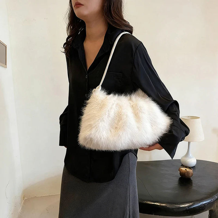 Fur design bag