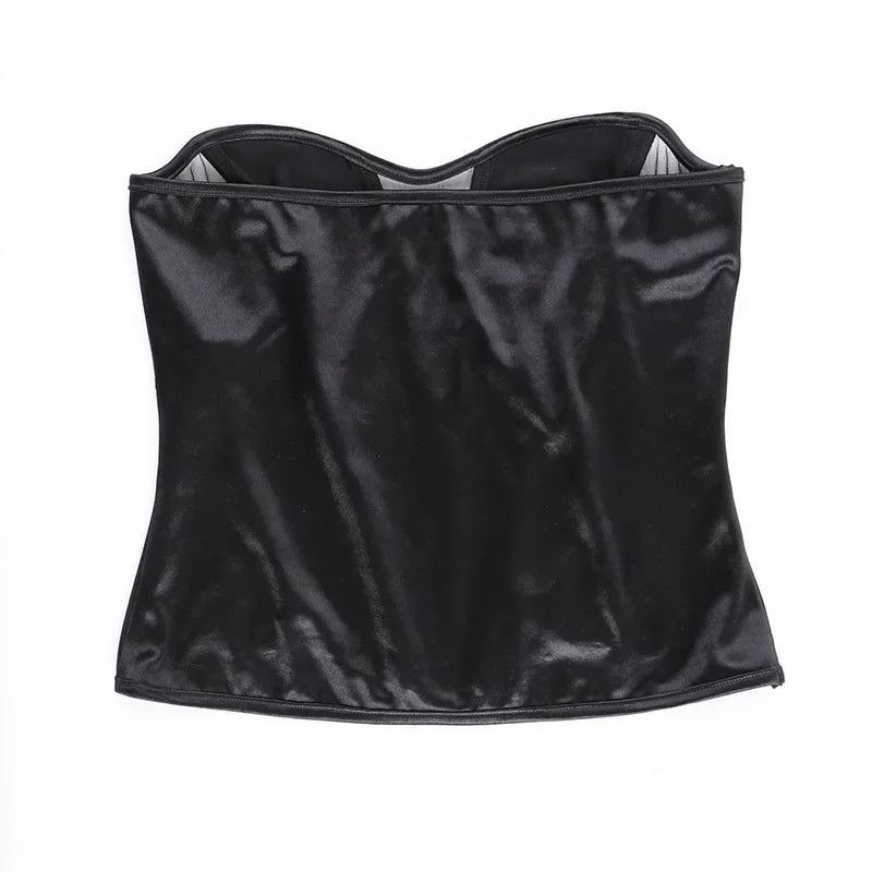 טופ מחוך סטרפלס בעיצוב רשת - NYX