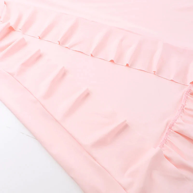 שמלת מקסי אלגנטית בעיצוב שסע מלמלה - פלור