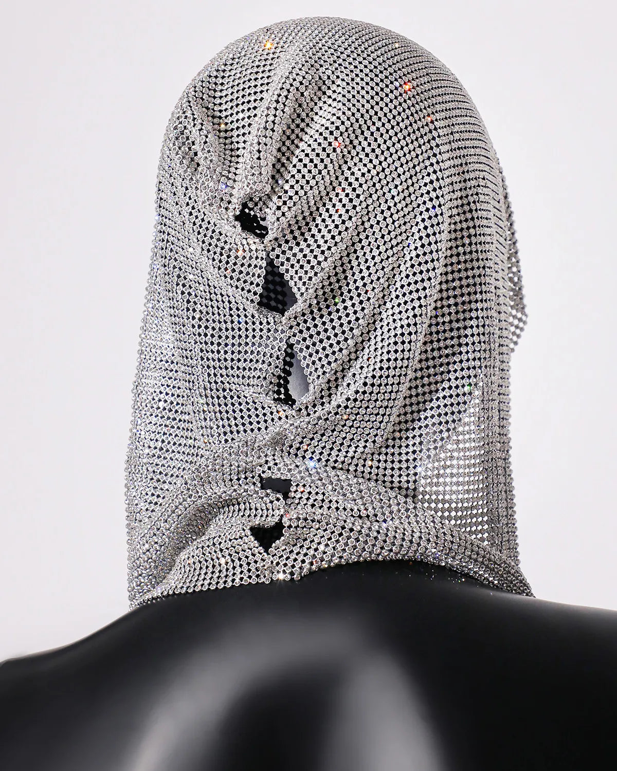 טופ זרקונים מנצנץ בעיצוב כובע גב פתוח - Willow