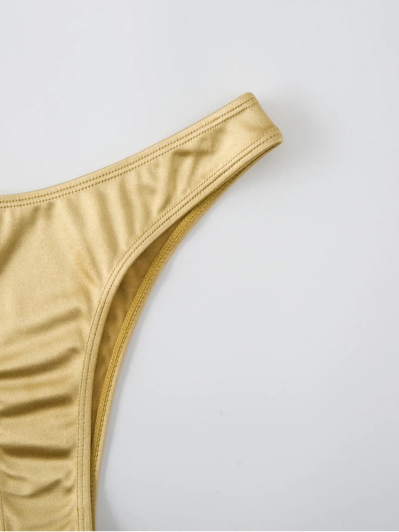 בגד ים סטרפלס גזרה גבוהה - ARIEL