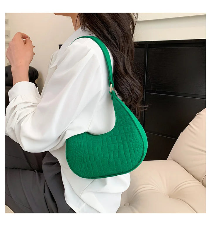 Faux leather bag with rough texture design