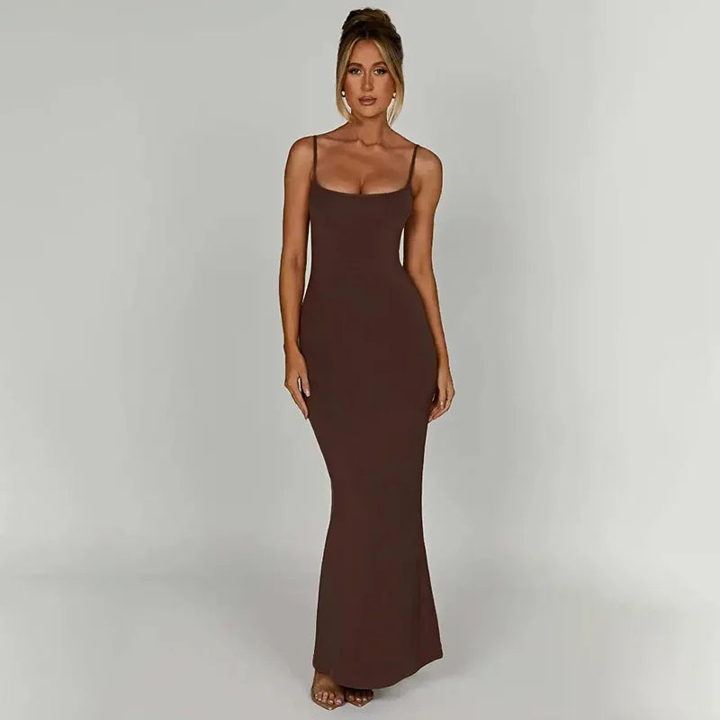 שמלת מקסי צמודה - אניטה