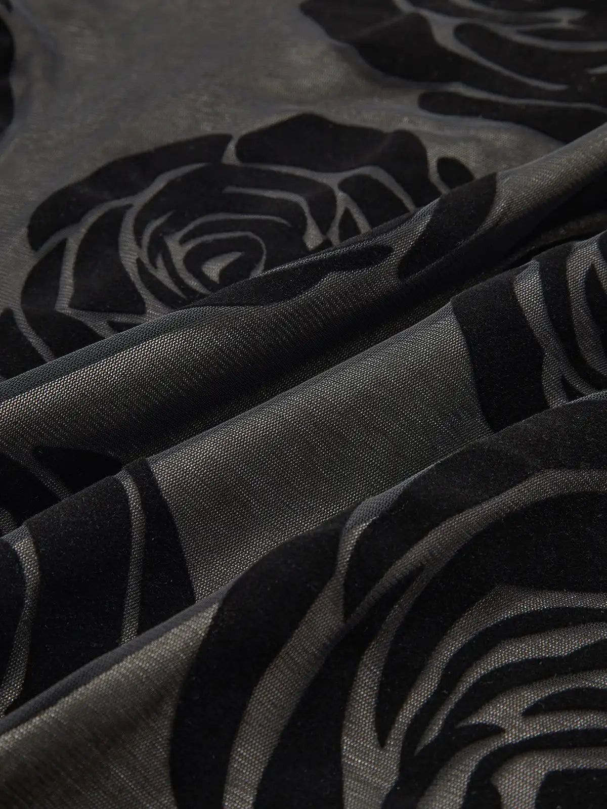 שמלת מקסי בעיטור רקמת פרחים בעיצוב כתפייה אחת - רעייה