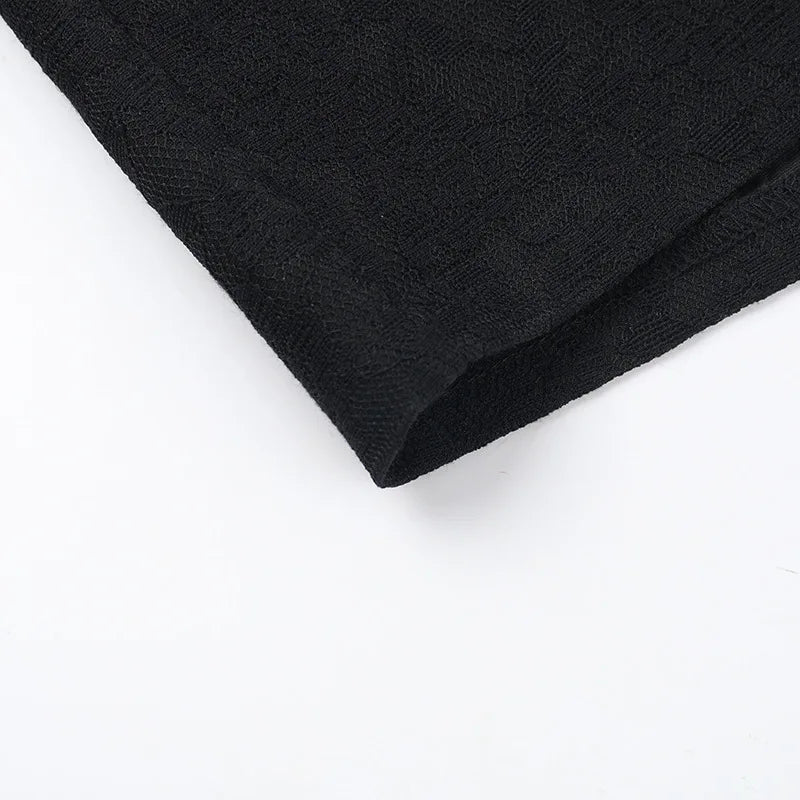 שמלת מיני תחרה בעיטור קשירות - לוריאל