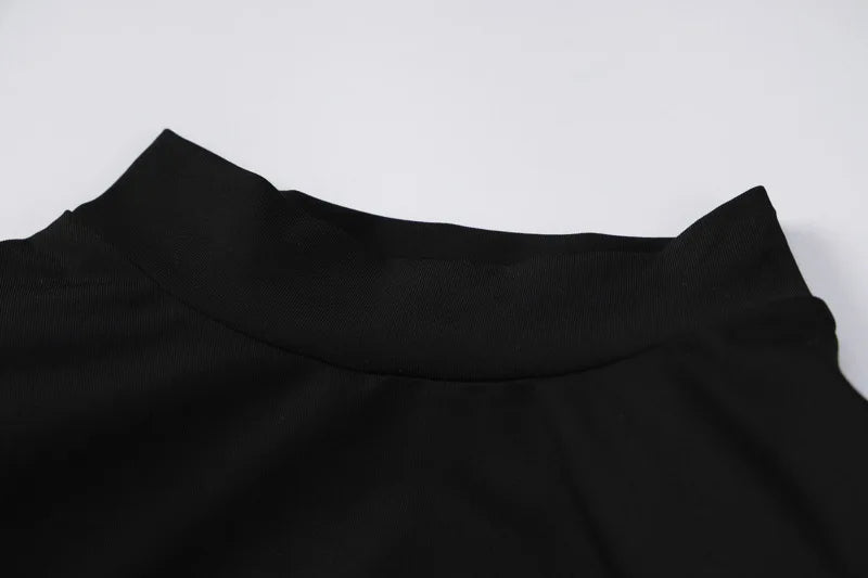 סט שני חלקים אלגנטי חולצת קרופ וחצאית מקסי בעיצוב שסע - Yasmin