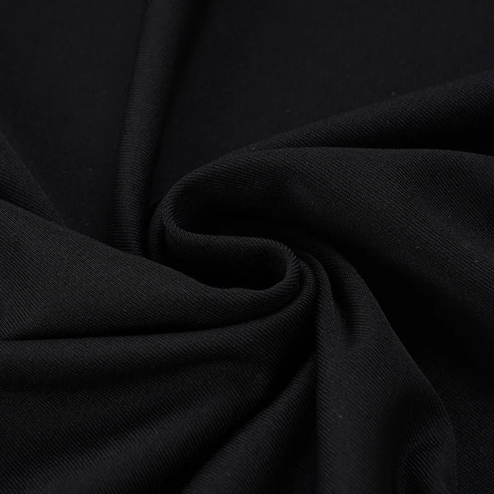 Pleated mini dress in lace bodysuit design - LISS